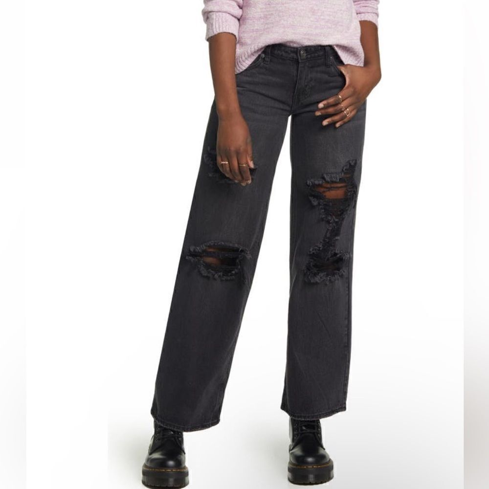 NEW BP Blac Ash Wide Leg Jeans Women Size 25